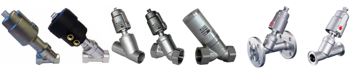 Air Operated Stainless Steel Angle Seat Valves from ACL